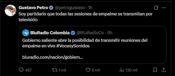 El equipo de Abelardo de la Espriella cuestionó los contratos de última hora en el empalme con el Gobierno de Gustavo Petro: “Comprometen al Estado de por vida”