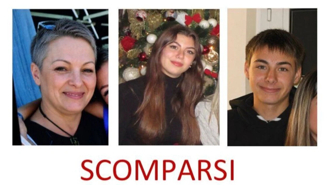 Donna e figli scomparsi, si va verso l'ipotesi del sequestro di persona
