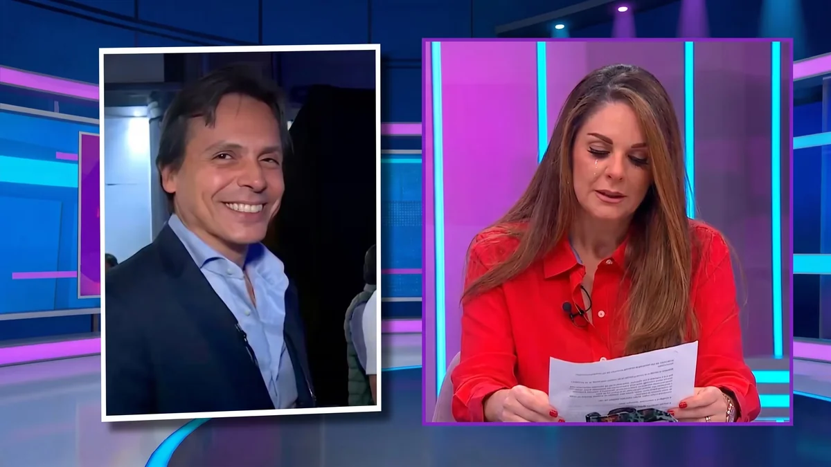 Rebeca Escribens rompe en llanto al ver por primera vez a su esposo e hijo en televisión: “Soy muy celosa con mi vida privada”
