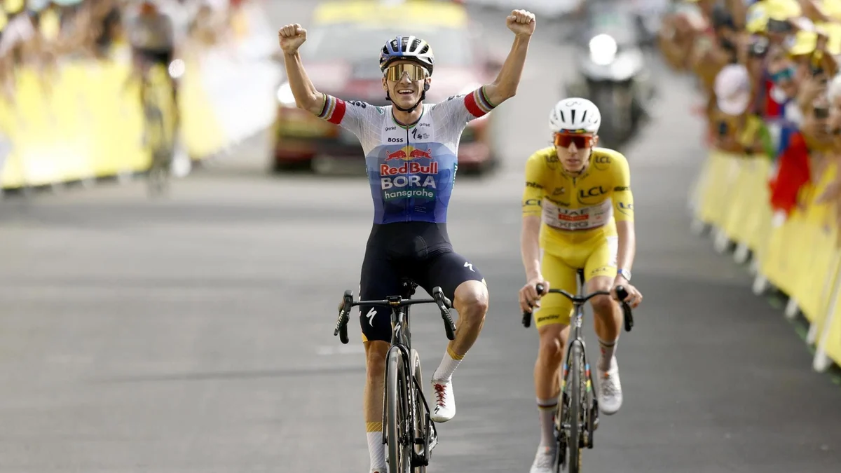Tour, Evenepoel batte Pogacar in salita, Vingegaard si ritira, Del Toro 3° in classifica