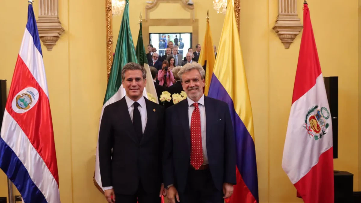 Cancillería despide a embajadores de Colombia, Perú e Italia tras años de misión en Costa Rica