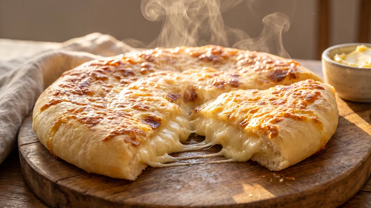 Receta para hacer pan de queso en sartén en solo 5 minutos