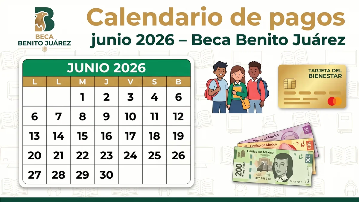 Beca Benito Juárez 2026: este es el calendario tentativo de pagos correspondiente al apoyo del bimestre mayo-junio