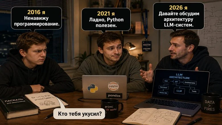 Чуть не отчислили за программирование, а сейчас Senior Data Scientist