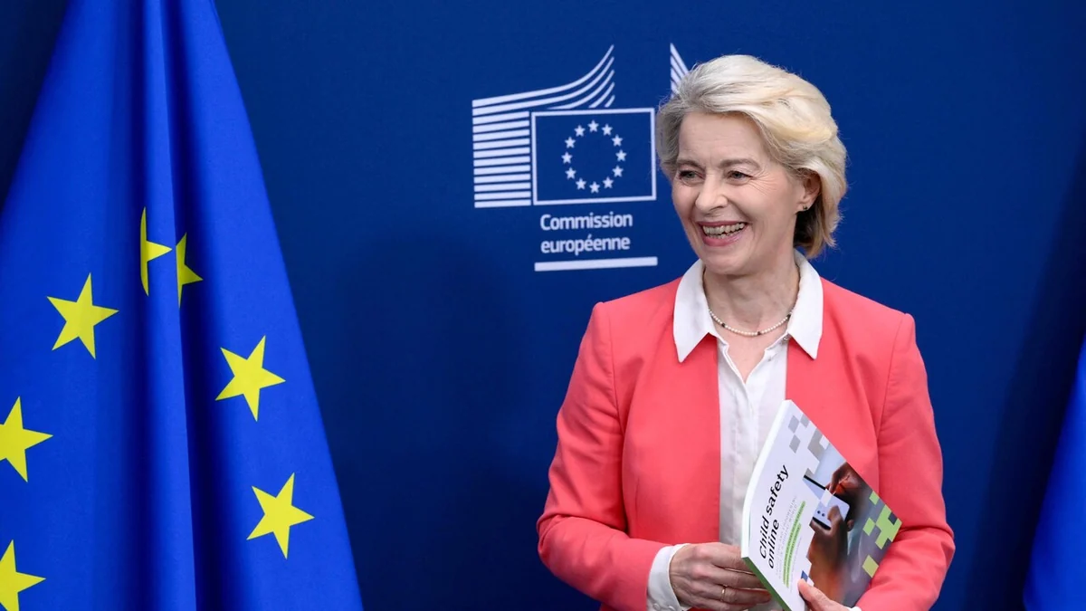 Von der Leyen, 'accesso graduale a social e piattaforme per i minori'