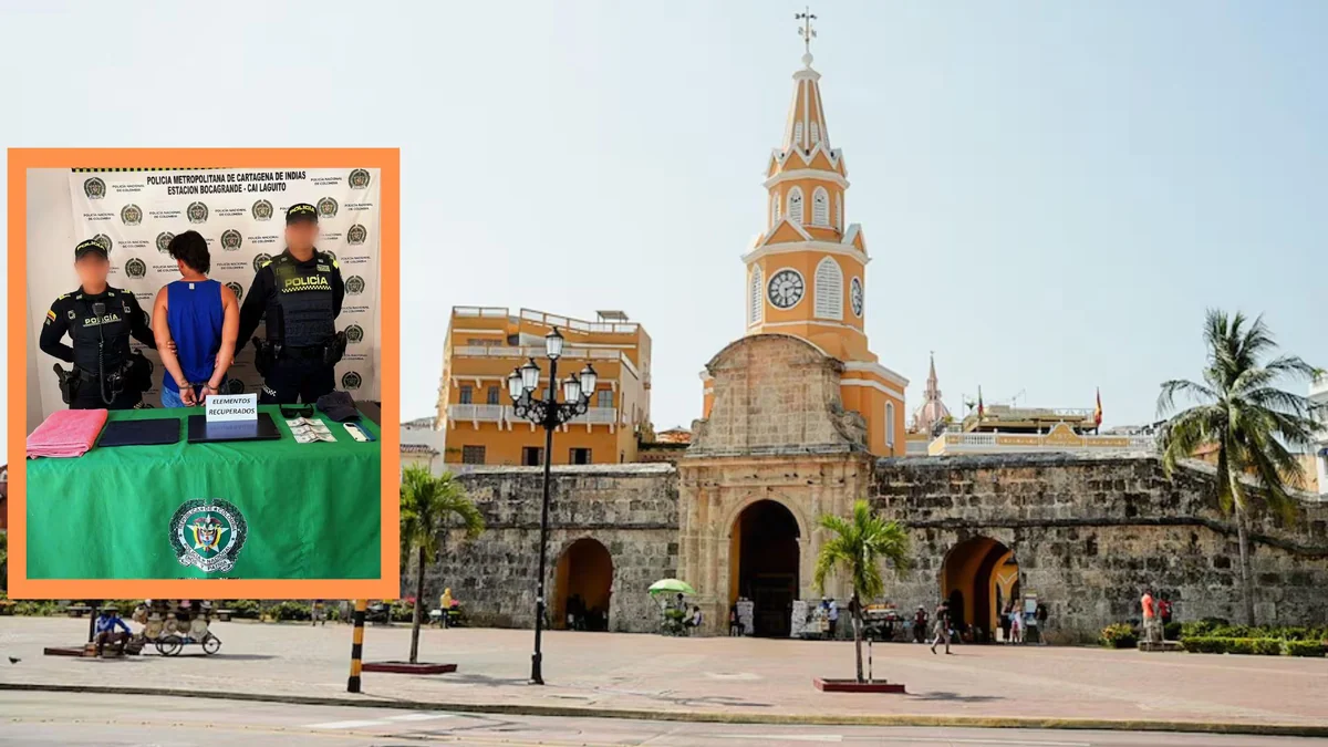 Así fue la caída de alias el Cangrejo, un delincuente extranjero que robaba a los turistas en Cartagena