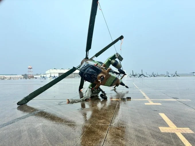 Tres helicópteros del Ejército de Tierra, dañados en Estados Unidos durante un ejercicio de conmemoración de la independencia