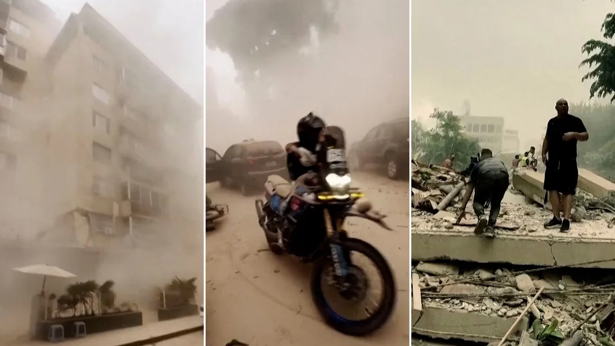 "Salí a comprar helado": el impactante video que muestra los primeros momentos después del terremoto en Venezuela