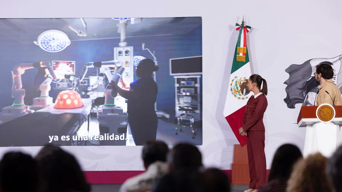 “Estamos en el mejor sistema de salud posible”: Sheinbaum presume avances tecnológicos y destaca equipos médicos con IA