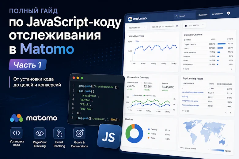 Полный гайд по JavaScript-коду отслеживания в Matomo. Часть 1