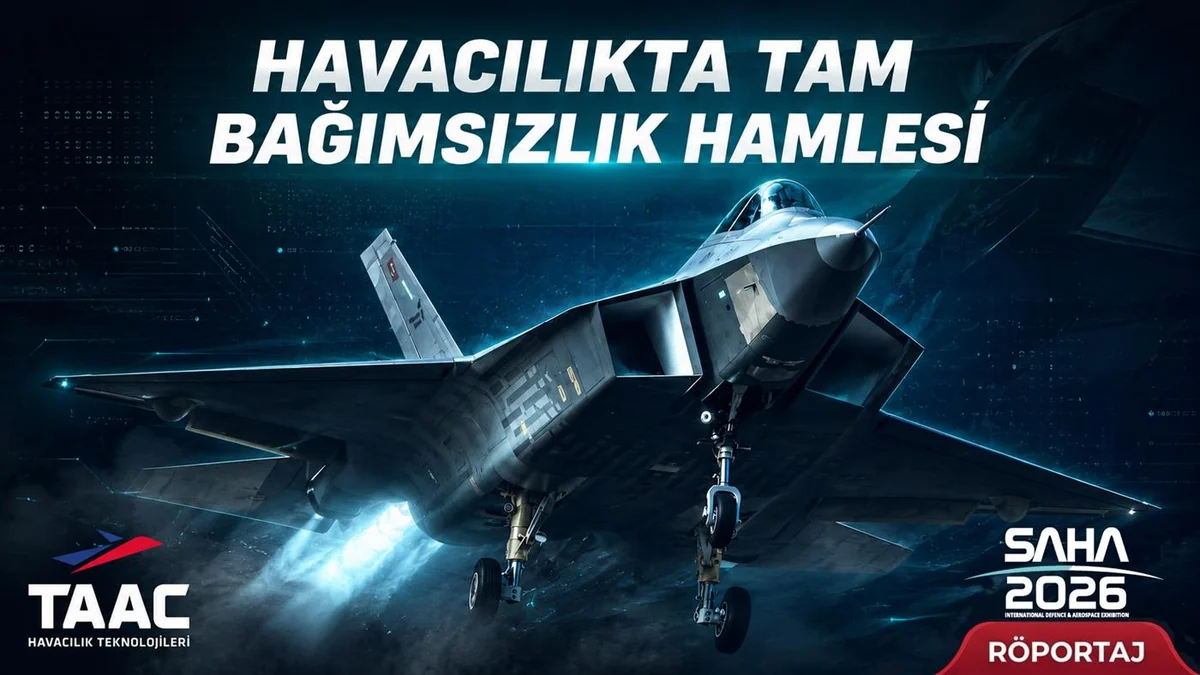 Milli Muharip Uçak'ın yerli servo-hidrolik sistemi TAAC imzasıyla SAHA EXPO 2026'da