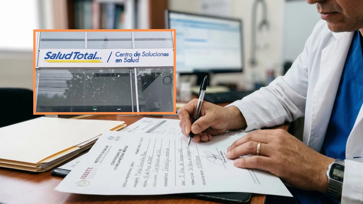 EPS Salud Total hizo llamado de atención a sus usuarios por falsificar incapacidades: ya suman más de 4.000 denuncias