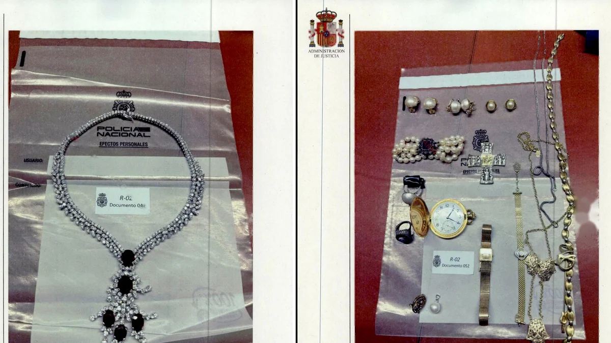 La tasación de las joyas incautadas a Zapatero cifra su valor en unos 1,3 millones de euros