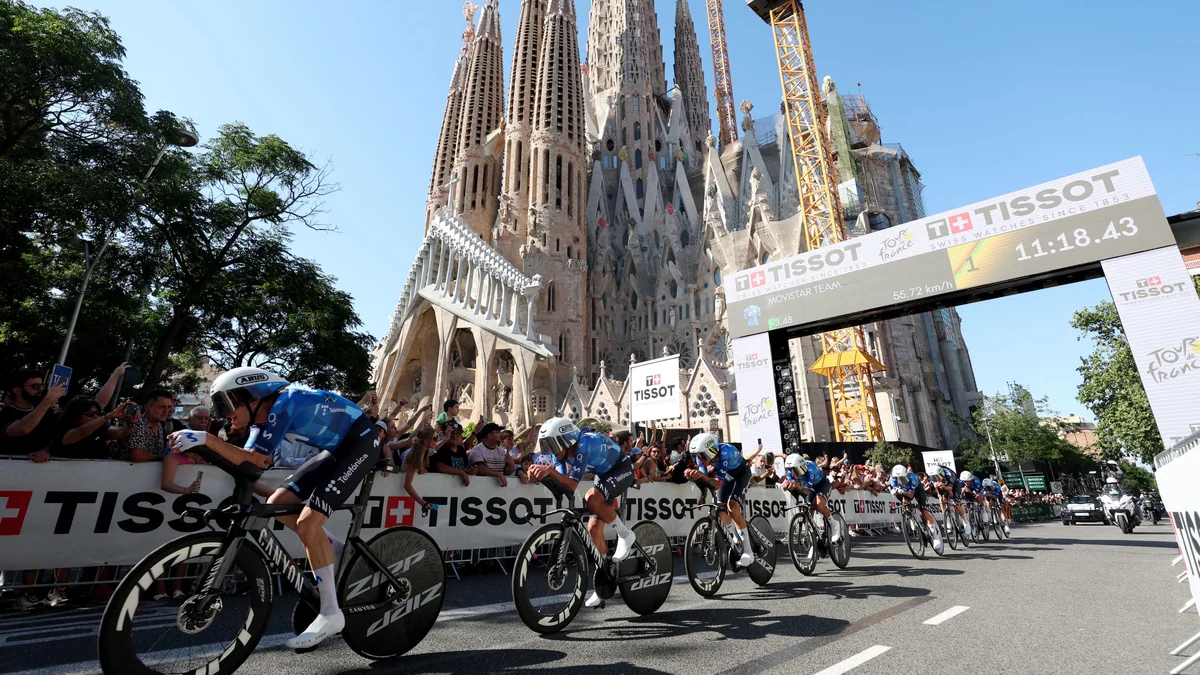 Juegos mentales en la salida del Tour de Francia en Tarragona