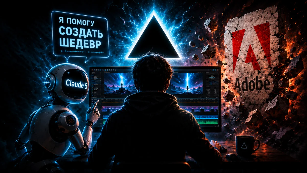 Kadr: видеоредактор, в котором Claude Code монтирует рядом с тобой