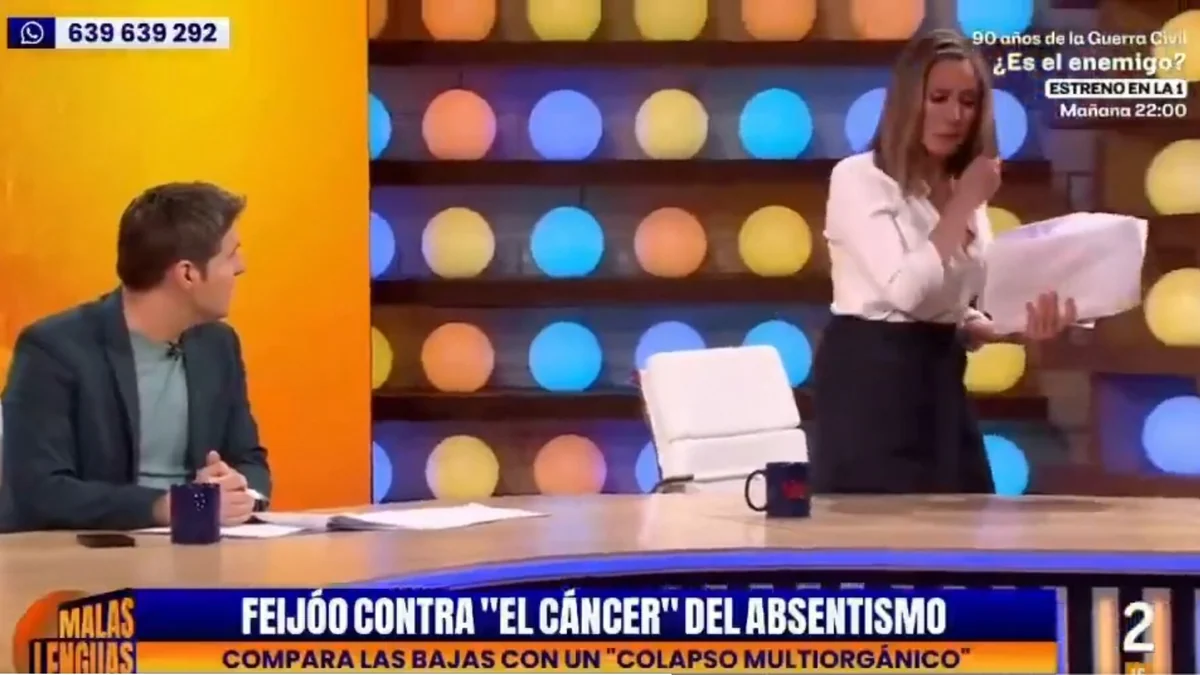 “Cintora, prefiero comer mierda, no me vas a humillar más”: una periodista abandona el programa ‘Malas lenguas noche’ de La 2 entre lágrimas