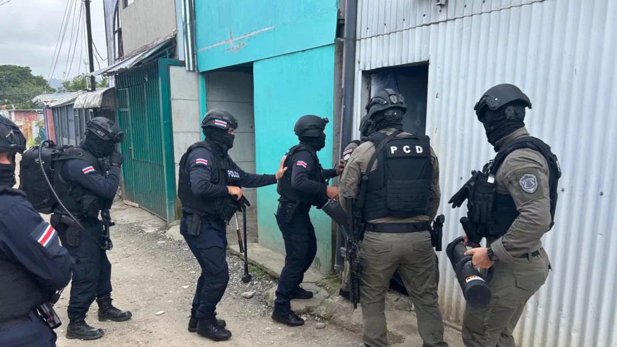 Autoridades costarricenses desarticulan célula de “Los Maruja” tras operativo antidrogas