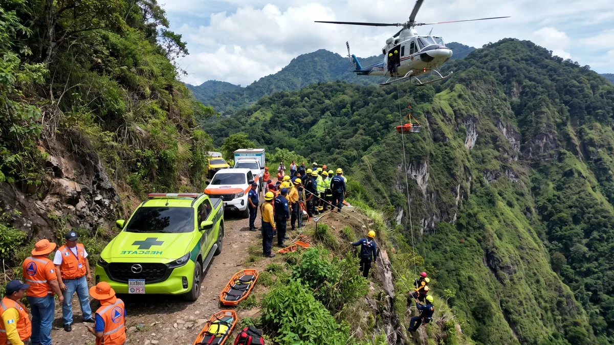 Guatemala: Confirman la muerte de tres tripulantes tras el accidente de una avioneta en San Miguel Pochuta