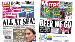 The Papers: 'Flagship breaks down' and 'Beer we go!'