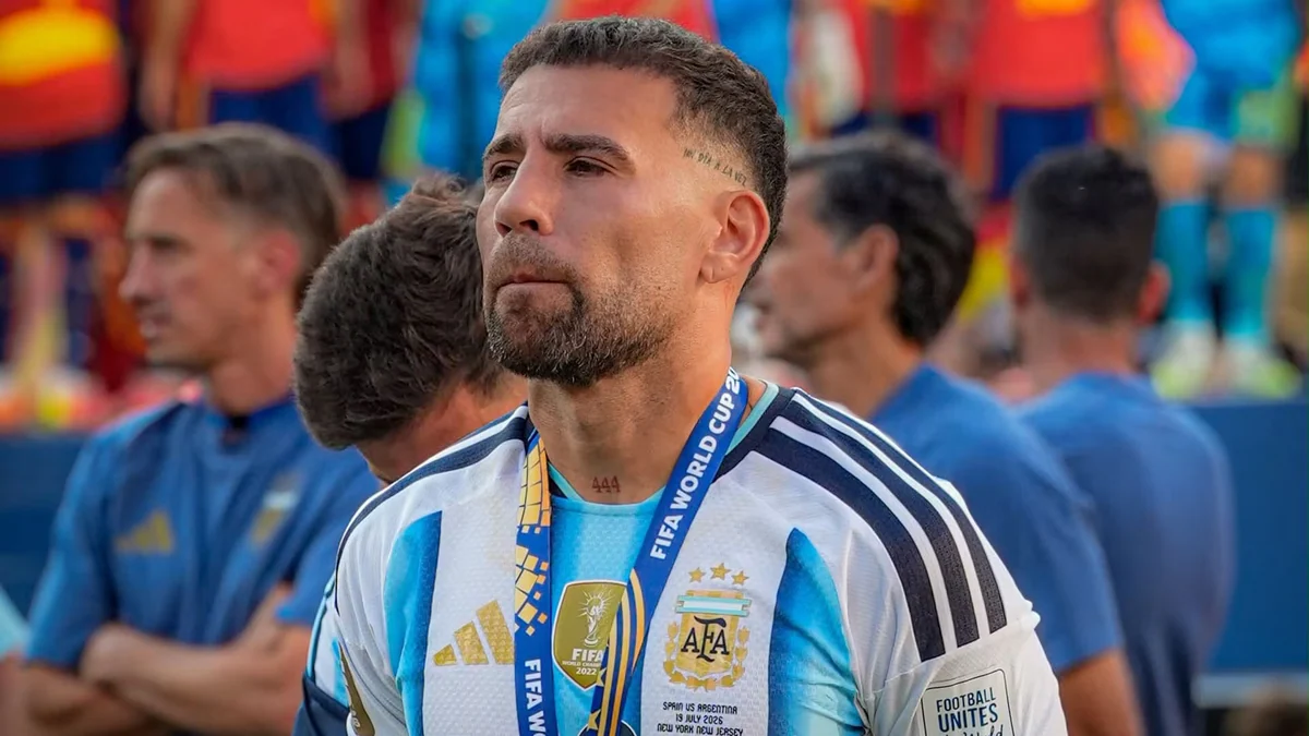 “Hoy nos toca volver con el corazón roto”: el sentido mensaje de Nicolás Otamendi tras perder la final del Mundo ante España