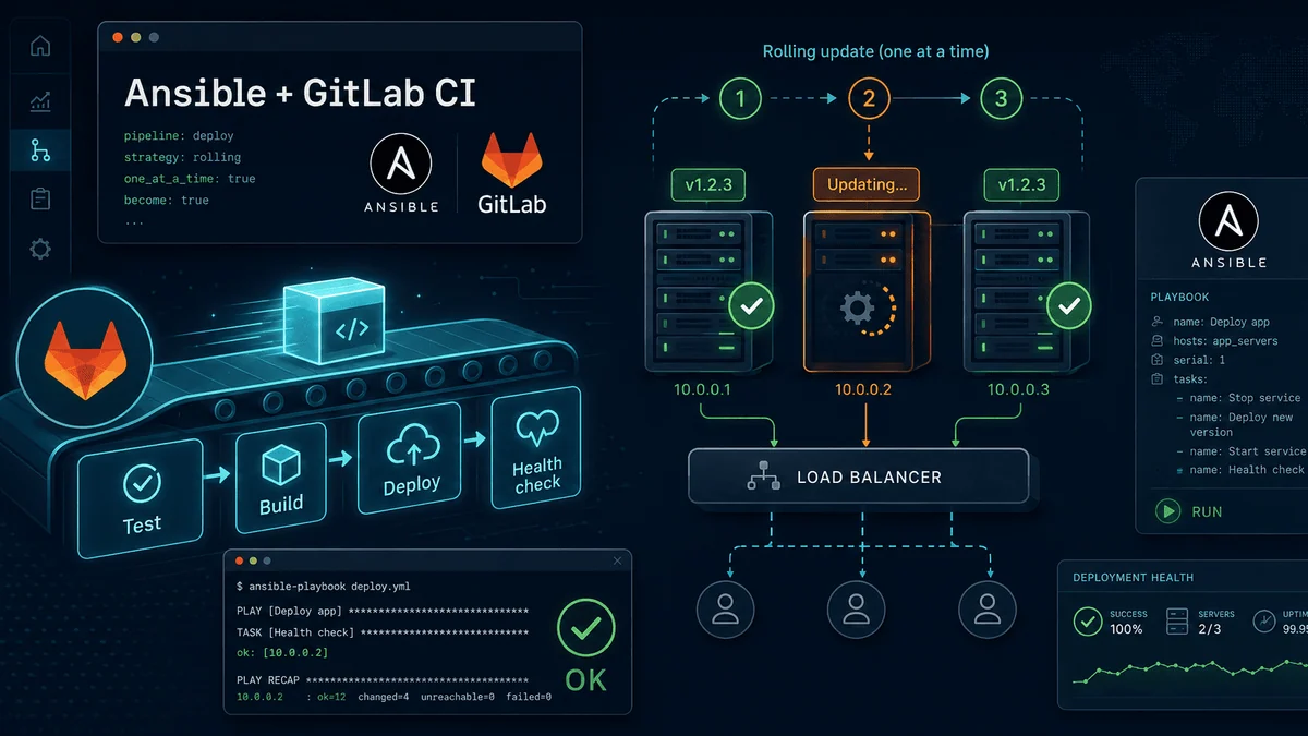 Лучшие практики деплоя: Ansible, GitLab CI