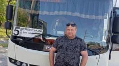 The drivers risking death on Ukraine's most dangerous bus routes