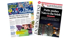 The Papers: 'Putin pushes Nato to brink' and 'groundbreaking' breast cancer test