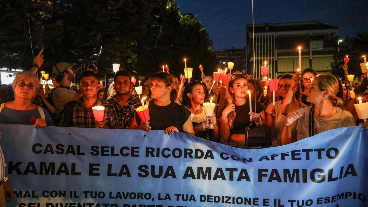 Fiaccolata a Casalotti, il quartiere sfila per le vittime della strage. “Il killer è ancora a Roma”
