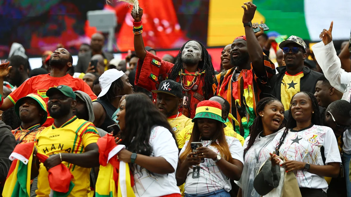 Él es Nana Kwaku Bonsam, el ‘brujo’ hincha de Ghana, rival de Colombia en el Mundial 2026: maldijo a Harry Kane y a Cristiano Ronaldo