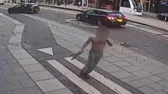 CCTV shows moments leading up to arrest in anti-Muslim attacks probe
