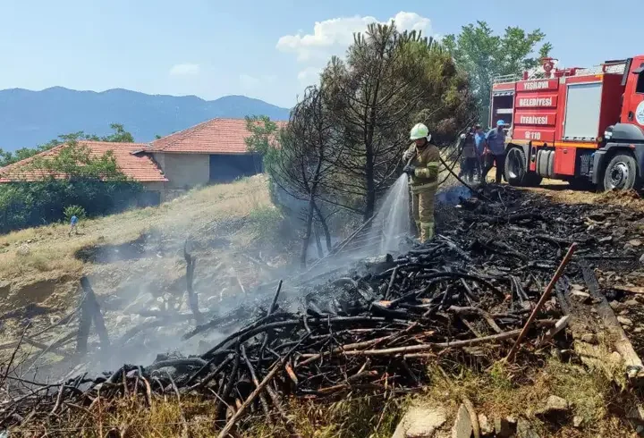 Bahçe yangını büyümeden söndürüldü