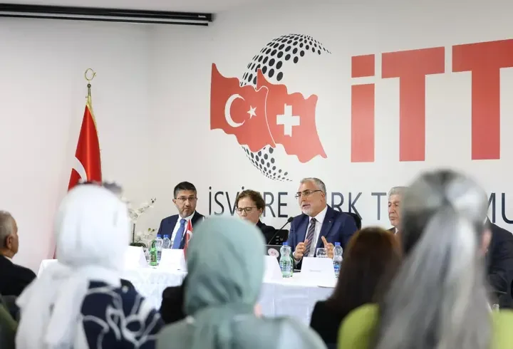 Bakan Işıkhan, İsviçre'de Türk Sivil Toplum Kuruluşları’nın temsilcileriyle buluştu