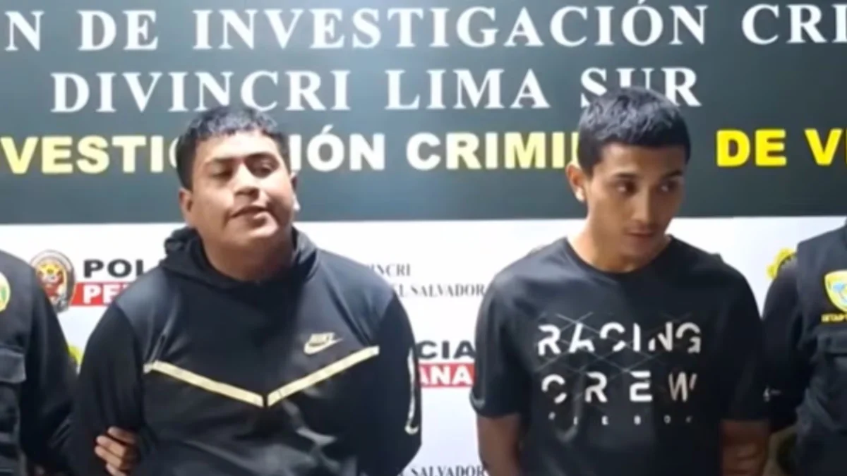 Capturan a dos sospechosos de integrar banda criminal dedicada al robo de celulares en Villa El Salvador