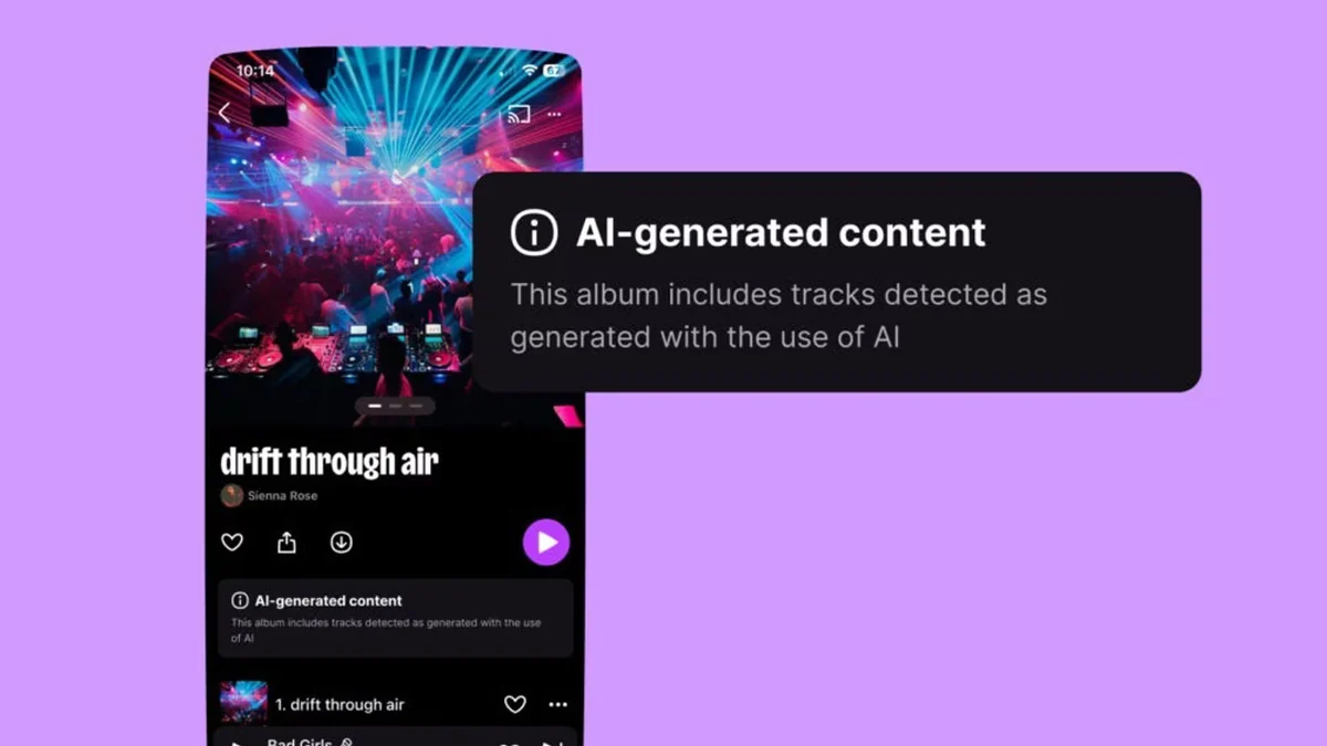 Deezer ya registra más de 90.000 nuevas canciones creadas por IA cada mes