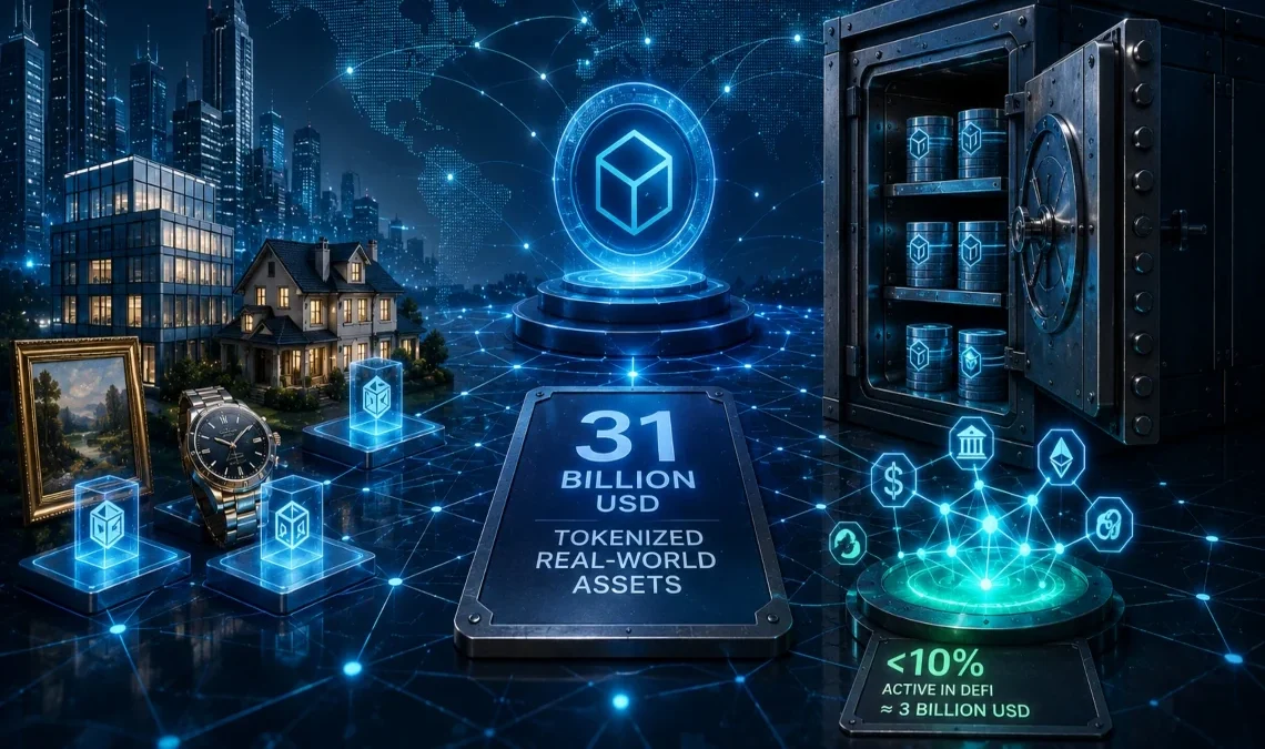 Tokenizzazione degli Asset Reali: Oltre 31 Miliardi di Dollari Onchain, ma il Mercato Resta Inattivo