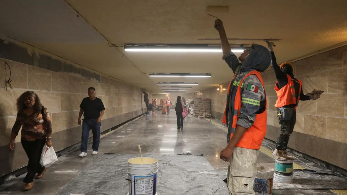 En medio de obras inconclusas, así opera la Línea 2 del Metro CDMX a días del Mundial