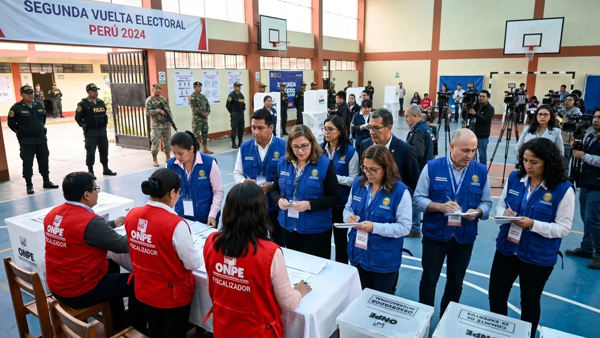 Elecciones 2026: más de 580 observadores internacionales supervisarán la segunda vuelta y se desplegarán en todo el Perú