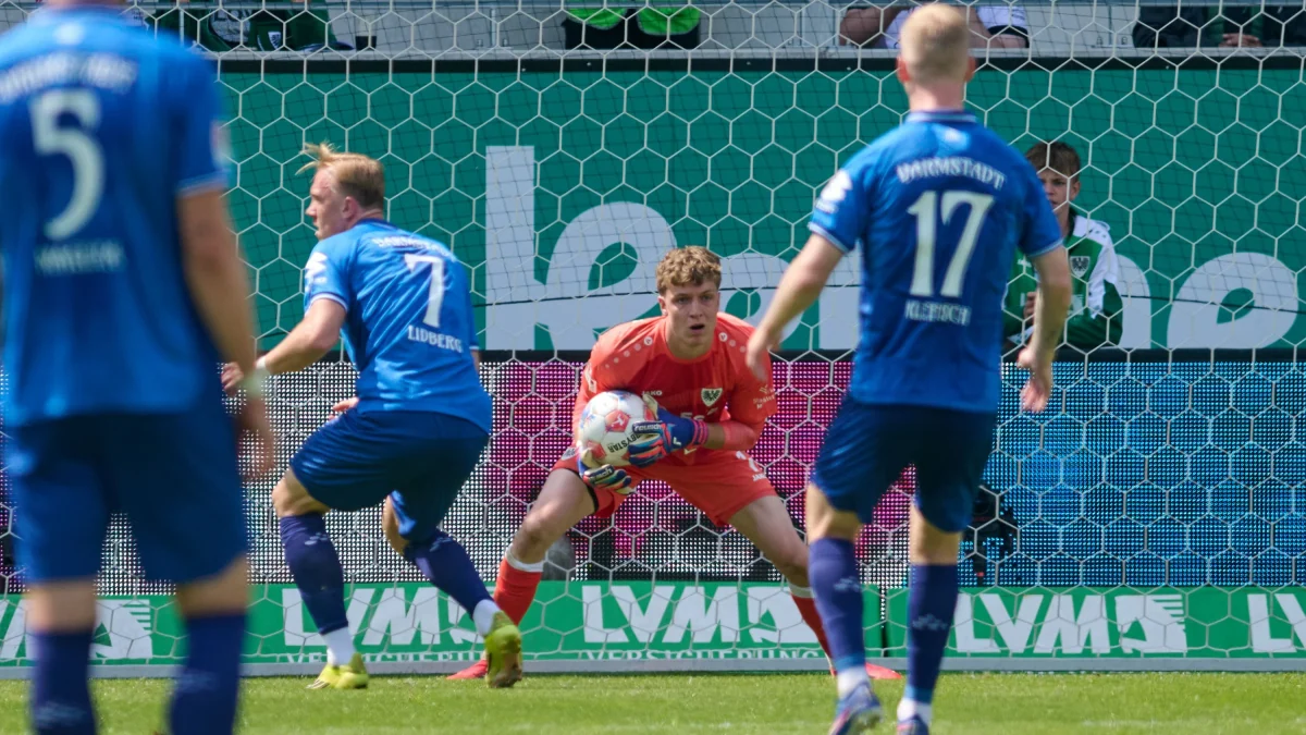 Nur 1:1 in Münster: Bei den „Lilien“ geht es weiter abwärts