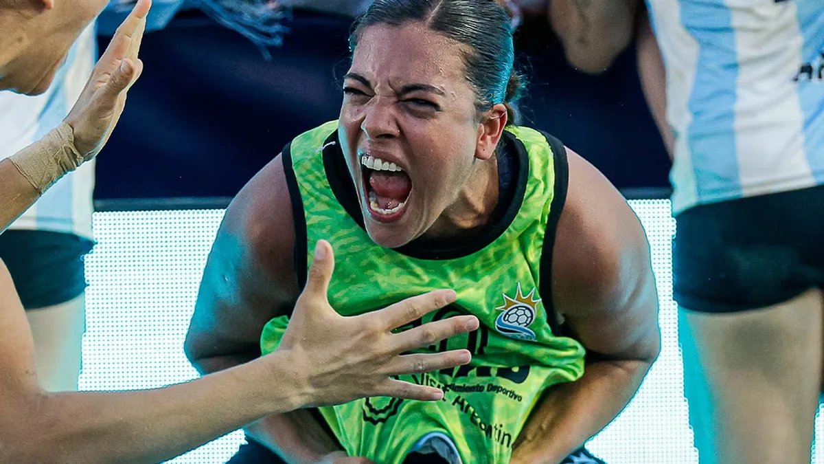 Las Kamikazes hicieron historia: Argentina superó a Dinamarca y ganó el Mundial de beach handball