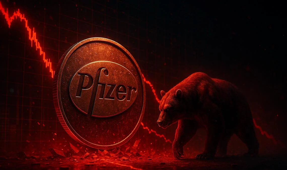 Azioni Pfizer a 23,67$ dopo il downgrade HSBC: sotto ogni media mobile