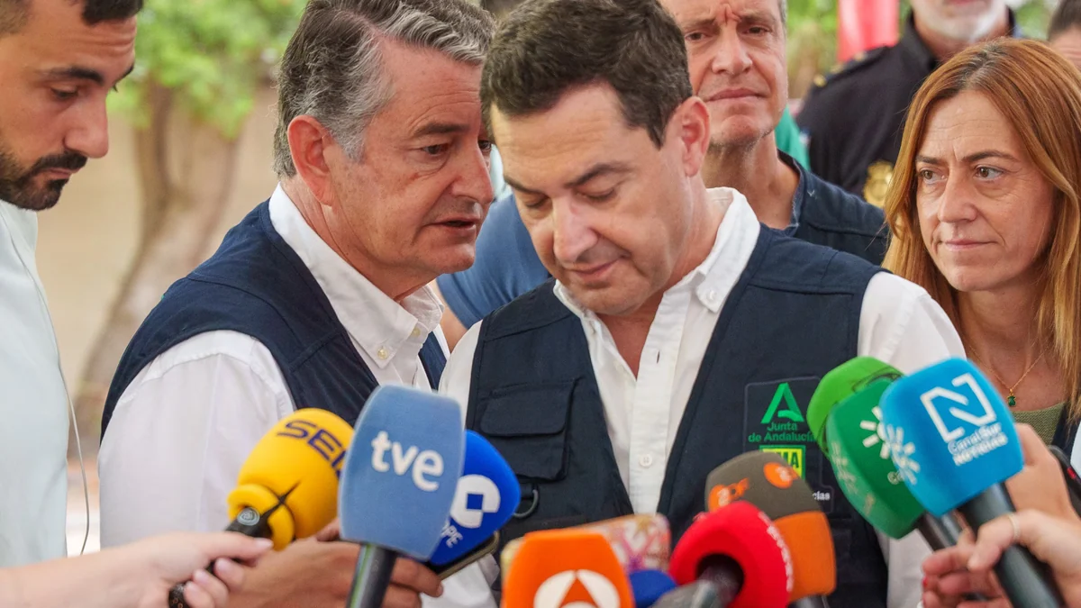 Moreno anuncia que el incendio de Los Gallardos está estabilizado y ha quemado 7.000 hectáreas