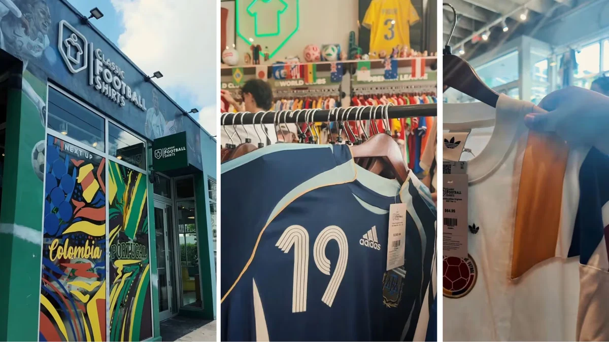 Mundial 2026 |Hincha colombiano en EE. UU. mostró la tienda que es considerada “el paraíso” de los coleccionistas de camisetas de fútbol: “Hay de todo”