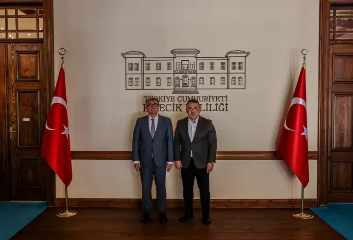 Bilecik Valisi Sözer, Bozüyük Kaymakamı Helvacı'yı kabul etti