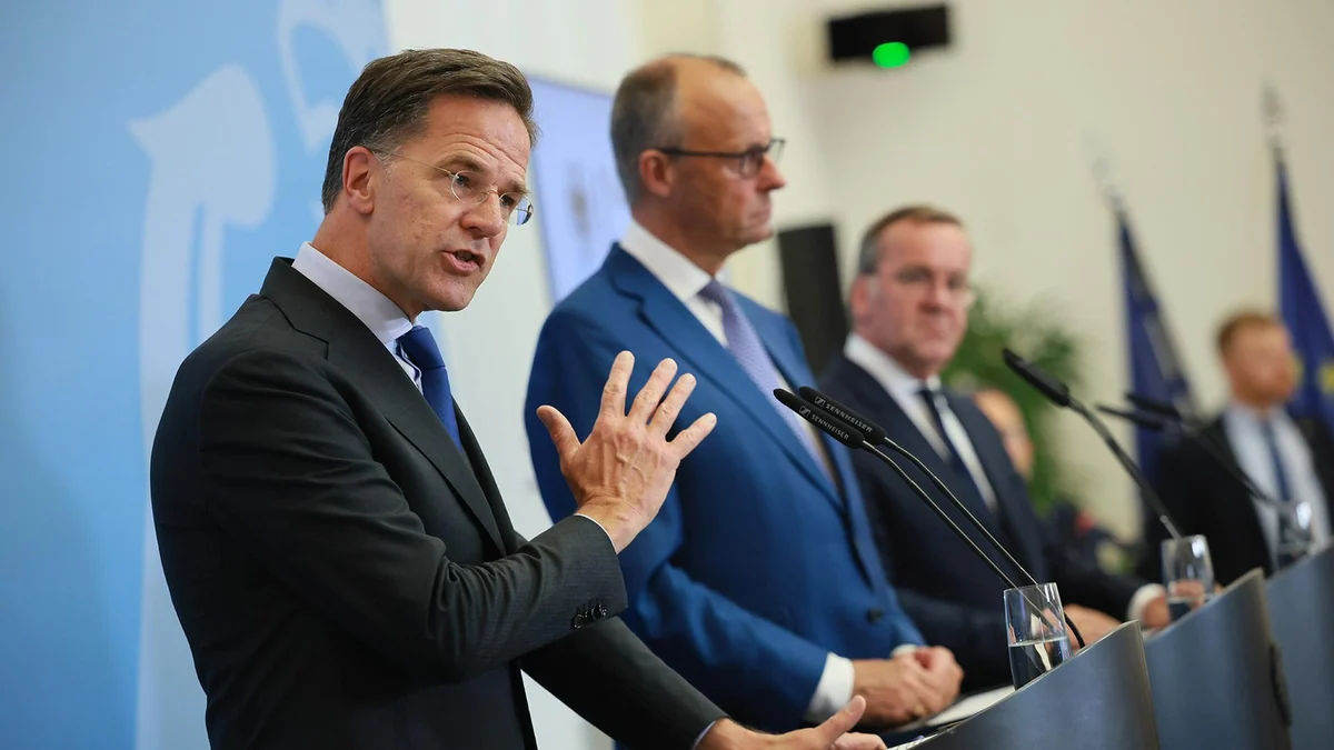 NATO-Generalsekretär Rutte lobt Deutschlands Einsatz die NATO