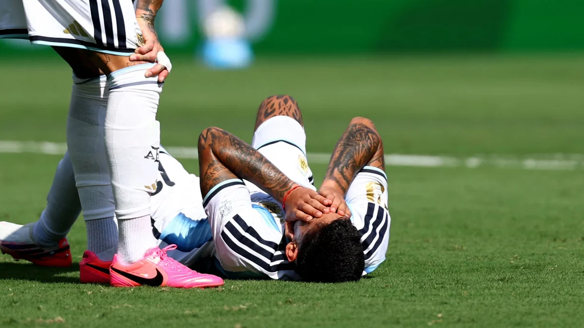 Video: la lesión de Cuti Romero que lo dejó afuera de la final del Mundial entre Argentina y España
