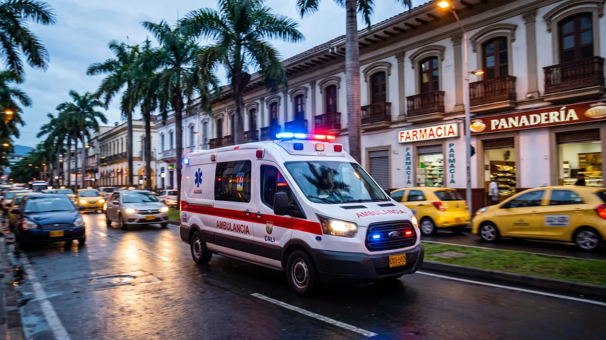 Ambulancias en Cali no pueden usar las sirenas si no llevan un paciente en estado crítico