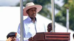 Uganda's president sworn in for record seventh term