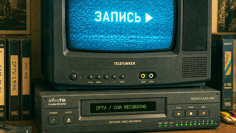Запись потокового видео в роутер: MikroTik RouterOS Script