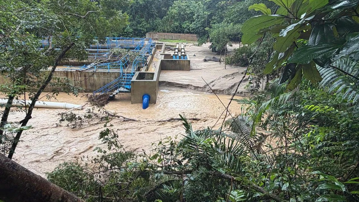 Avalancha en Tame destruyó acueducto y dejó sin agua potable a 42.000 habitantes de Arauca