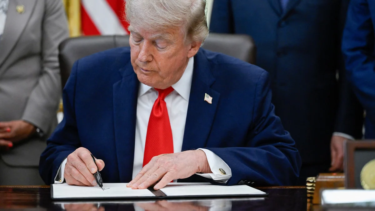 Donald Trump dijo que está previsto que el acuerdo entre EEUU e Irán se firme el domingo